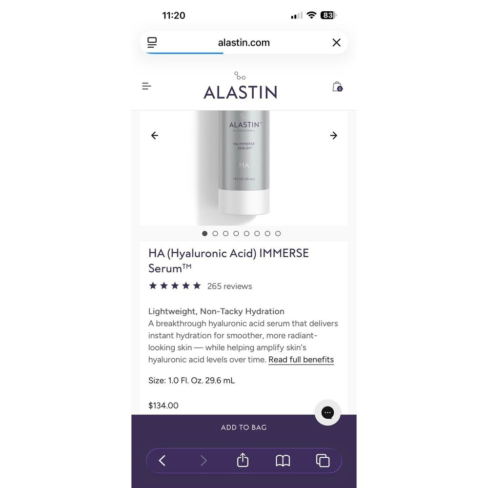 HA Immerse Serum- Hyaluronic Acid Serum